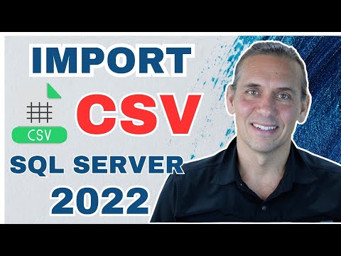 How do I import a CSV file into SQL Server with Billy Thomas, ALLJOY Data