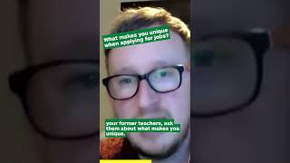 What makes you unique when applying for graduate jobs? #shorts