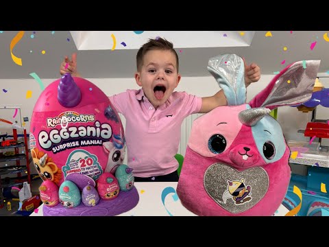 Unboxing easter gift eggzania SUPRISE MANIA I Kinderspielzeug öffnen