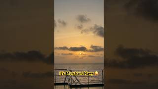 Sunset in open Sea🌅 #howtojoinmerchantnavy #merchantnavy #pirates #motivation #navy #shipvideo