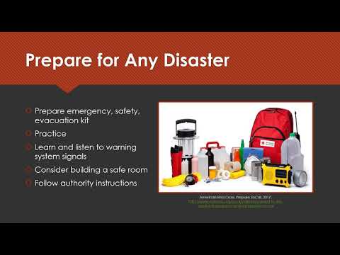 Preparing for Disasters video