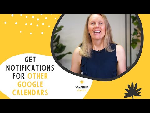 How to turn on notifications for other Google Calendars