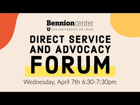 Direct Service & Advocacy Forum