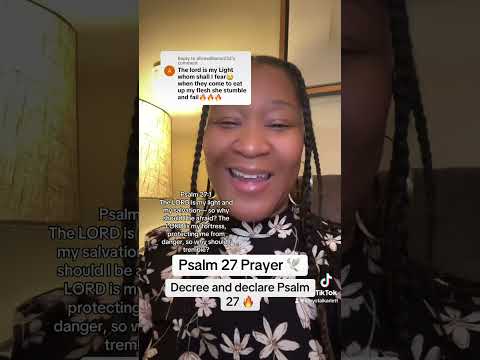 Psalms 27 prayer 🕊️🔥 #prayerwarrior #jesusislord #prayer