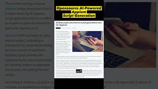 Opensource AI-Powered Appium Script Generation 🔥