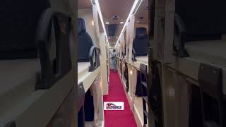 Brand new 1×1 luxurious bus in indore to pune route owned by intercity travels #intercitytravel