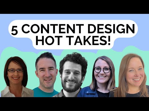 5 hot takes on content design | Spicy Take Summit March 2025