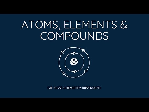 IGCSE 0620 CHEMISTRY | Chapter 2 - Atoms, Elements & Compounds