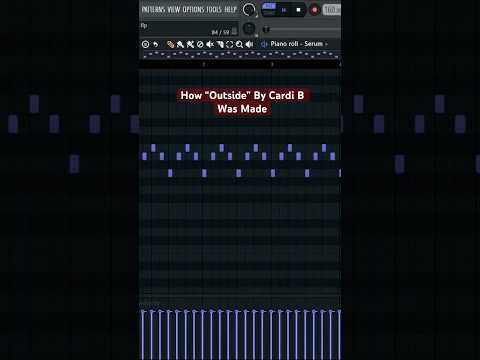 Cardi B - “Outside” Beat/Instrumental Remake On FL Studio #flstudioremake #trap