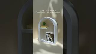 DIY Mini Arch Shelf | Cute & Aesthetic Decor Idea 🍀✨ #shorts #handmade