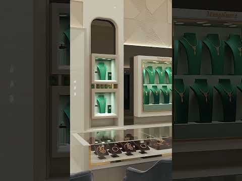 New Jewellery Showroom Interior Design | Vernekar's Jewellery | Goa |#interiordesign #jewelleryshop
