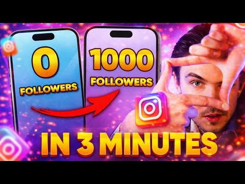 HOW TO GET FIRST 1000 FOLLOWERS ON INSTAGRAM IN 3 MINUTES | FAST WAY TO GROW ON INSTAGRAM 2026