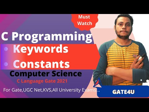 Keywords or Reserved Word in C Programming | Constants | Baap Of All Concepts must watch🔥🔥
