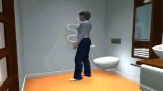 To Avoid Toilet Accidents: The Stander Curve Grab Bar is here for the disabled