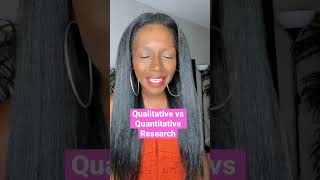 The Difference Between Qualitative & Quantitative Research #shorts #ux #uxresearch #feminine #uxr