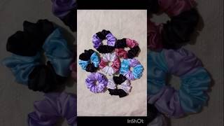 Every hairstyle deserve a scrunchy💕#scrunchies #smallbusiness #handmade #scrunchiestyle #fyp #shorts
