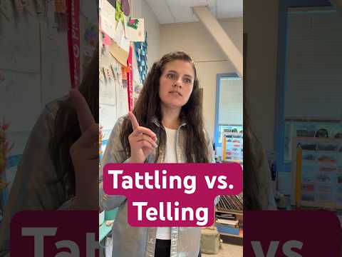 🗣️ Tattling vs. Telling: Do You Need Help or Just Want to Get Someone in Trouble? 🤔 #Shorts #SEL