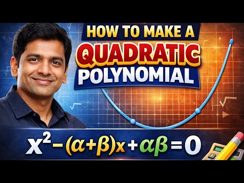 How to make Quadratic equations when roots are given.