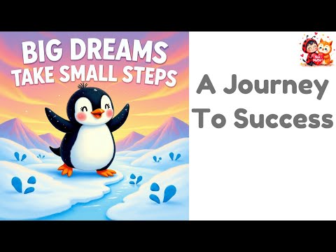 Big Dreams Take Small Steps🐧❄️ A Gentle Story About Growth, Grit, and Finding Your Own Pace