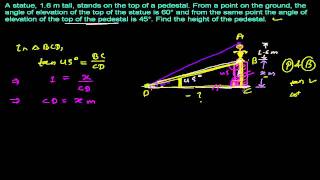 How to Solve Trigonometry Word Problem - Application of Trigonometry
