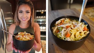 HOW TO MAKE CHICKEN NOODLE SOUP