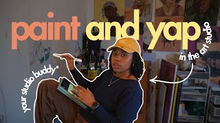 pov: i invited you into my art studio to paint & yap👀💐🎨