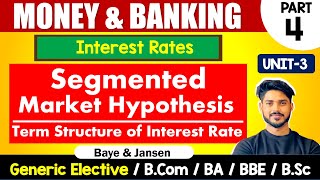 Segmented Market Hypothesis | Term Structure of Interest Rates | Money & Banking GE, B.Com H, BA,