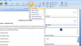 Exp42: How to write Page number in Microsoft Word | How to put page number on Microsoft Word #msword