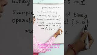 How to calculate the number of binary operations on a set with n elements