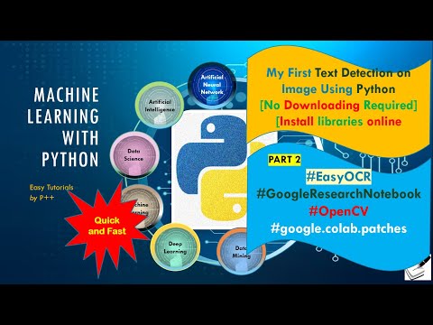 Quickly learn Text Detection from Image| Machine learning with Python and Google Colab| Short video