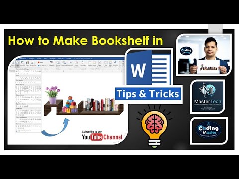 How to Make Bookshelf in Ms Word Tips & Tricks