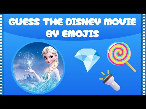 Guess the Disney Movie by Emojis👸🏻 | Trivia Night: Disney Movie Edition