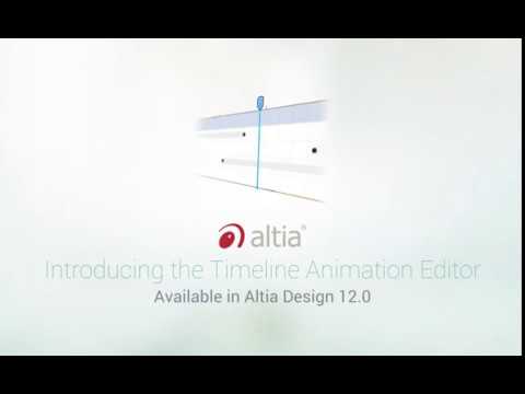Altia Design 12 - Timeline Animation Editor Overview
