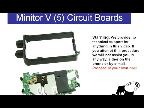 Remove the Minitor V (5) circuit boards - full length version