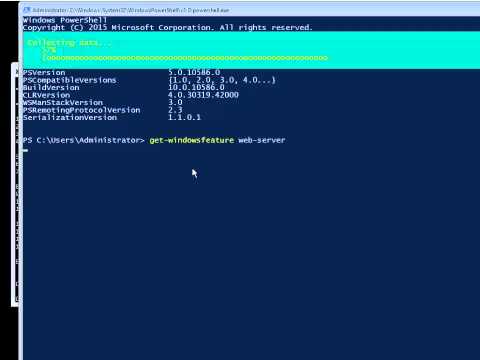 Installing Windows Server 2016 Tech Preview 4 Core and Desktop Experience
