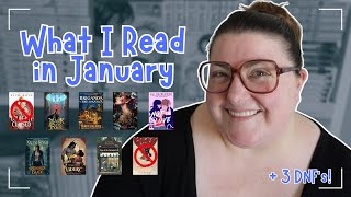 Books I Read and DNF'd in January 2026