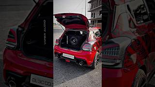 Swift modified red sab subwoofer 🚗 speaker 🔊🔇,😈😈 attitude status YouTube shorts #swiftlover #reels