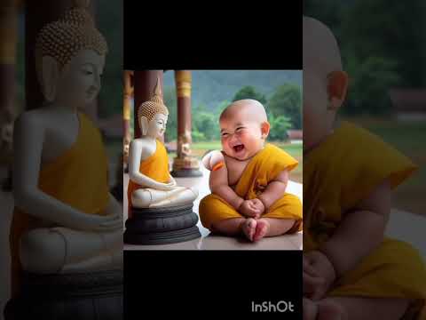 cute little monk #subscribe #love #happiness #cute #baby