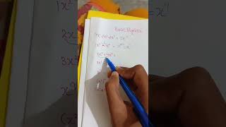 🎬 Basic Algebra Made Simple! #maths #foryou #fyoupage #shortsfeed #shorts #ytshorts #yt #basicmaths