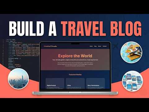 I Built a Fully Responsive Travel Website in Minutes (Tailwind CSS)