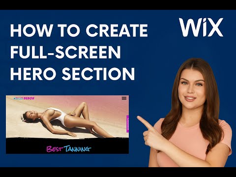 Full-Screen Hero in Wix Original Editor (How To)