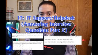 IT: IT Support/Helpdesk Interview Questions