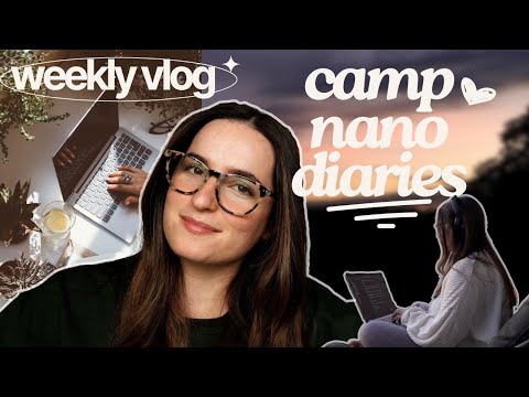 draft my book with me for camp nanowrimo || writing vlog 001