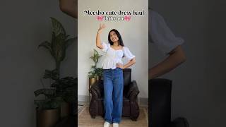 Meesho Cute Dress Haul Under 400 😱 #shorts #meesho #meeshohaul #whatiorderedvswhatigot #review #fy
