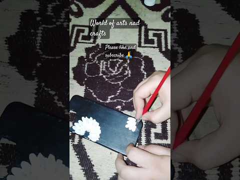 Mobile cover painting 🎨 DIY||#youtubeshorts #viral shorts