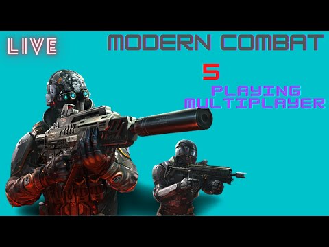 Playing multiplayer in modern combat 5 // telugu // #ff #minecraft #cod
