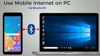 HOW TO CONNECT INTERNET FROM MOBILE TO PC VIA BLUETOOTH IN 2023 | Tech_Size