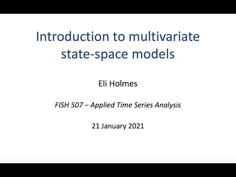 ATSA21 Lecture 7: Multivariate State-Space models