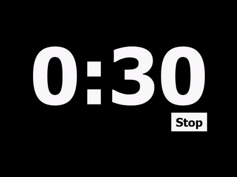 30 Second Countdown Timer