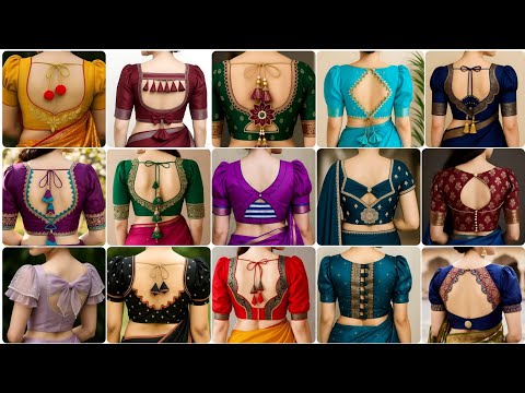 🎊60+ Latest Blouse back neck Designs/ blouse design /Blausee Designs 2025 /blouse ki design back 